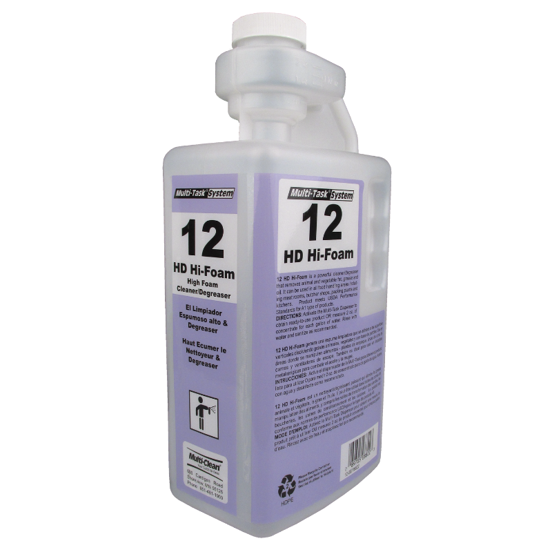 Multi-Task 12 HD Hi-Foam Food Service Degreaser