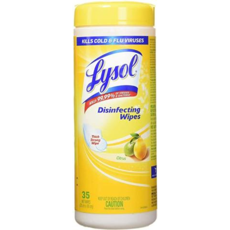 Lysol Disinfecting Wipes 35 Wipes per Bottle