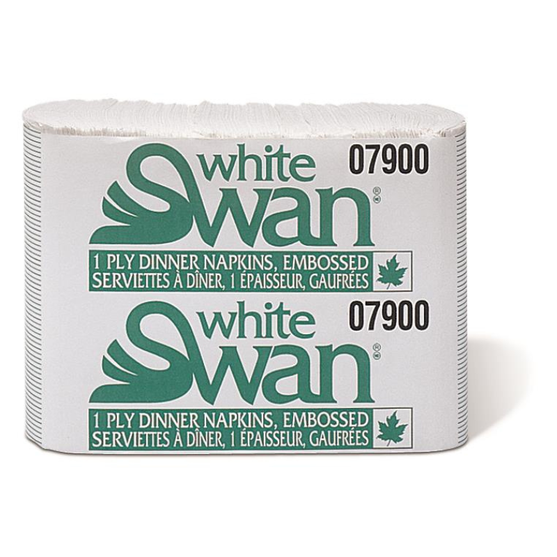 White Swan® 1-Ply Dinner, 8 Fold, 12/CS