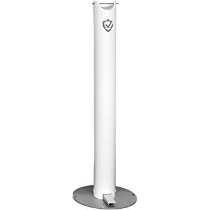 Touchless White Foot Activated Sanitization Station