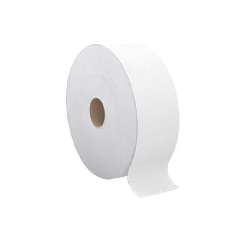 Cascades® Pro Perform Jumbo Roll Toilet Paper, White, 1 Ply, 1400' Roll, 6 Roll/Case