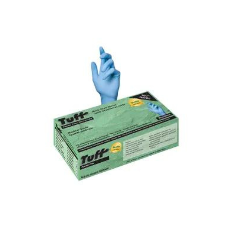 Nitrile Gloves Powder Free Large 4mil 100/box