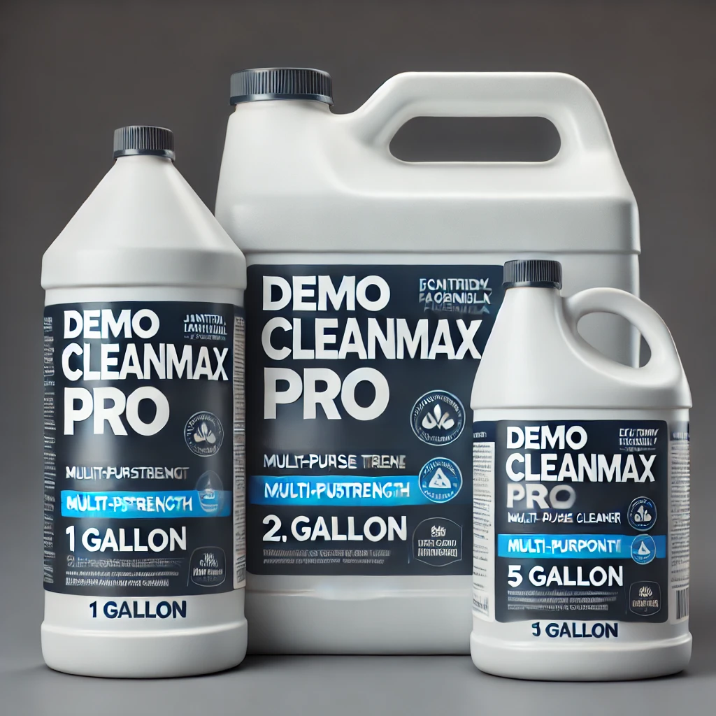 Demo CleanMax Pro - Multi-Purpose Cleaner 2.5G, 5G , 1G