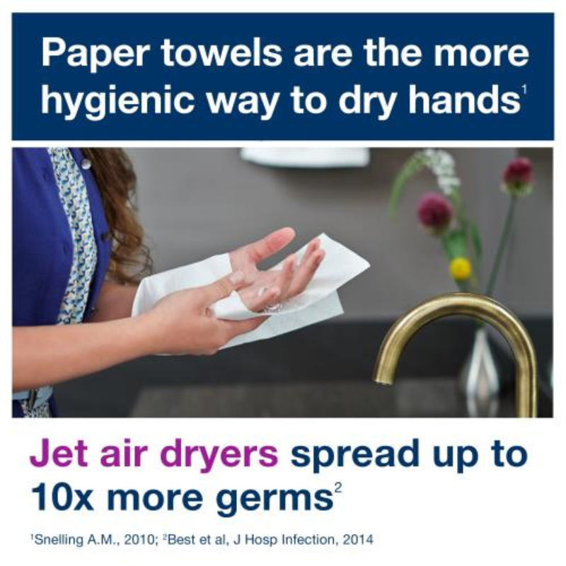 Tork® Universal Hand Towel Roll, 1-Ply, Natural, 800'/Roll, 6 Rolls/Case