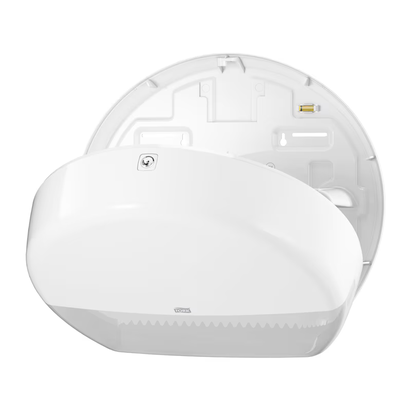 Tork Jumbo Bath Tissue Roll Dispenser, with Reserve White 554020A