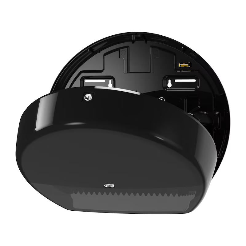 Tork Jumbo Bath Tissue Roll Dispenser, with Reserve Black 554028A