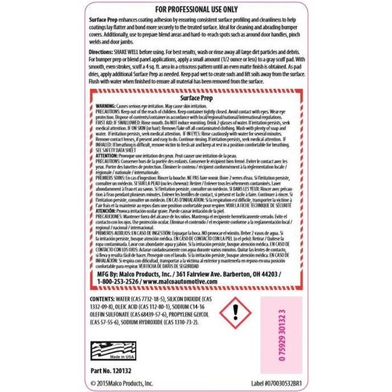 Surface Prep Adhesion Promoter & Cleaner