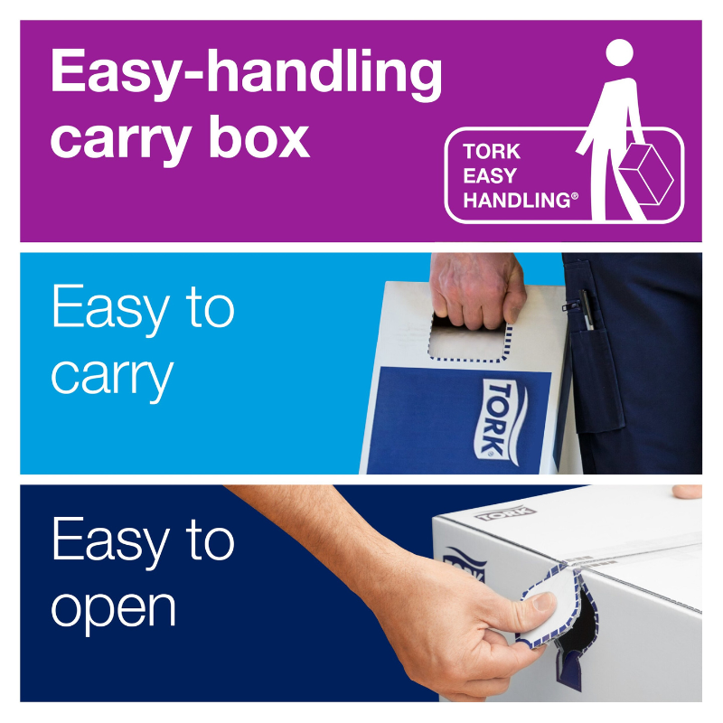 Ecosoft® Controlled Roll Towels 7-1/2'' x 800' Natural White